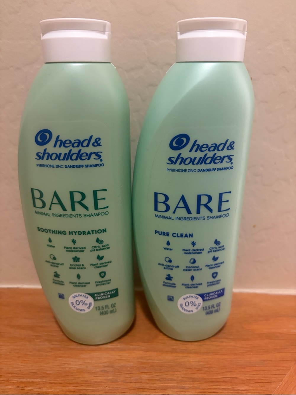 BARE Minimal Ingredients Shampoo - Mint Green